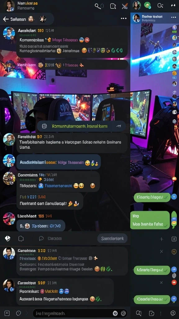 6cf - Tangkapan layar menunjukkan mode multiplayer yang seru.