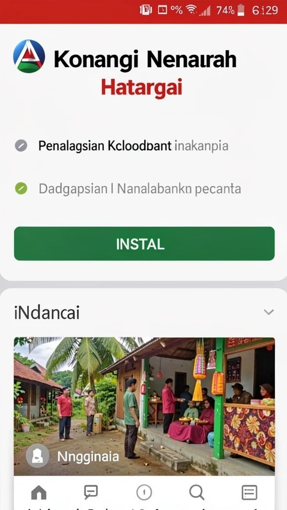 gus77 - Tampilan antarmuka aplikasi GUS77 yang menarik.